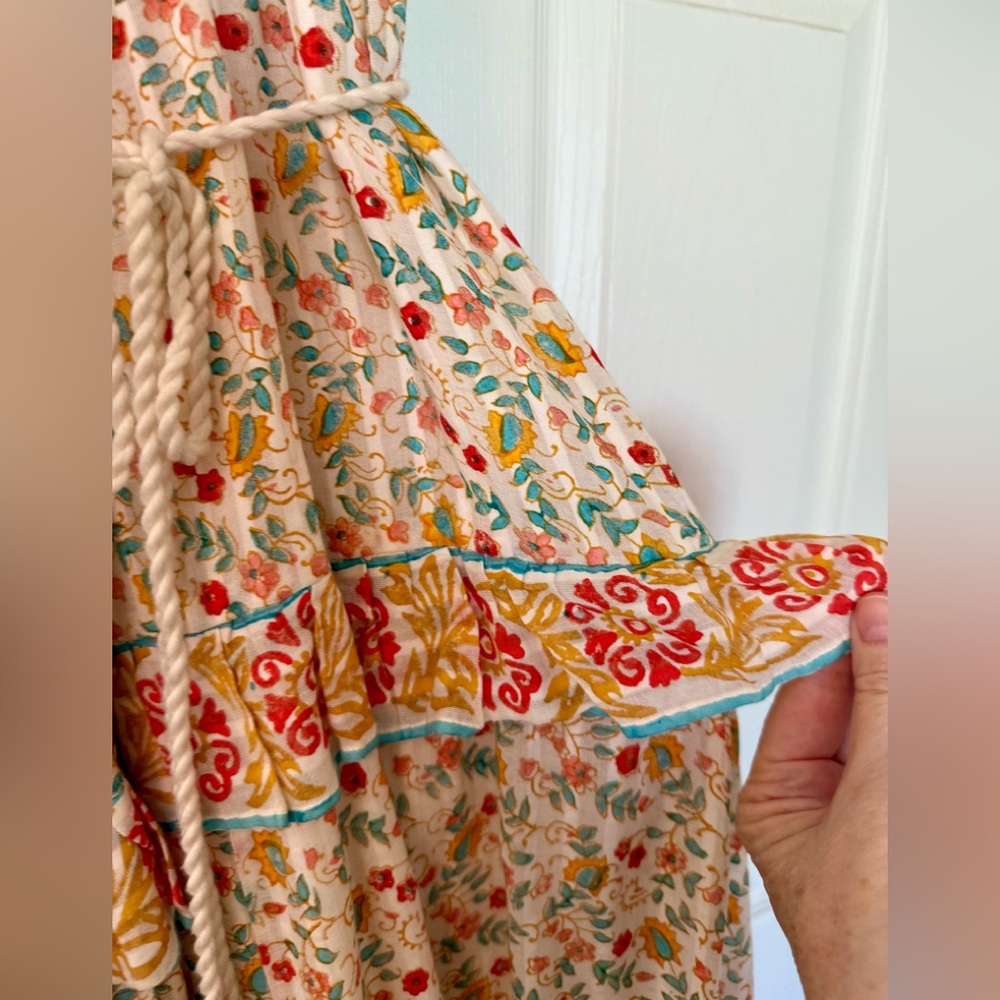 CLEOBELLA Kyra Boho Maxi dress with tiered ORGANIC handblocked cotton - Picture 6 of 12